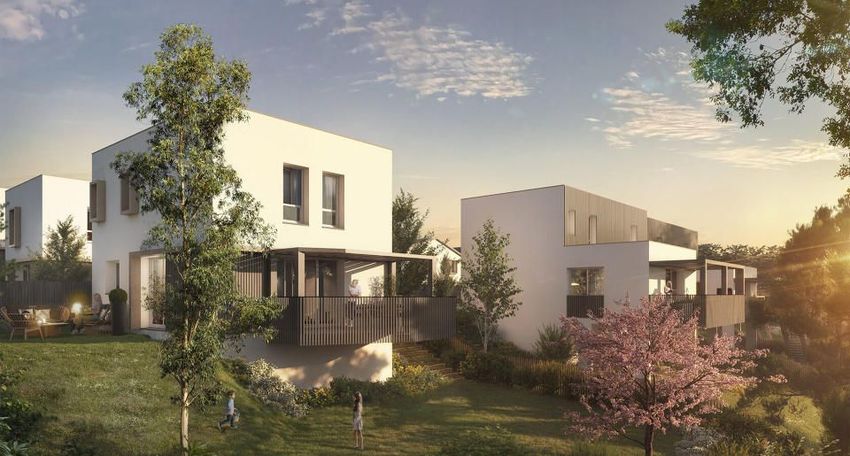 Image Façade à  maison individuelle de Couëron