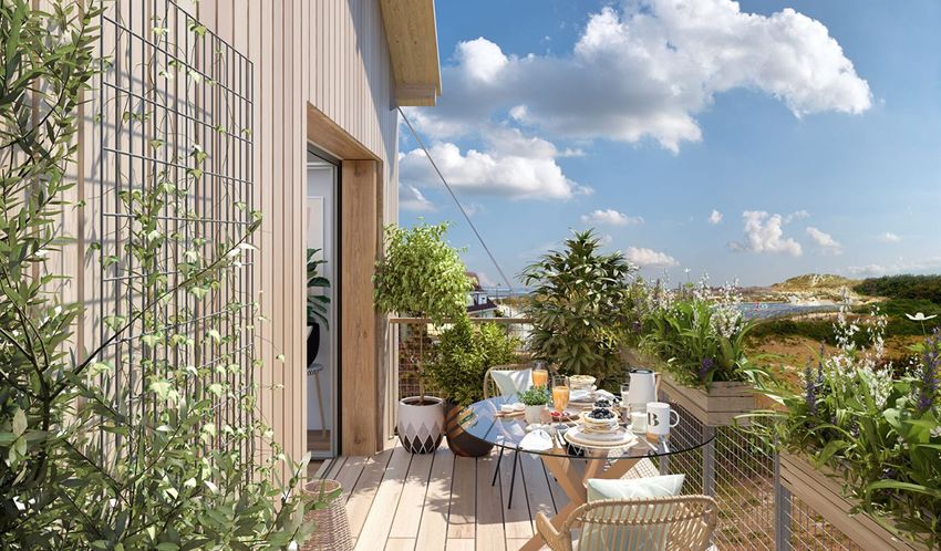Image Terrasse à appartement de Quend