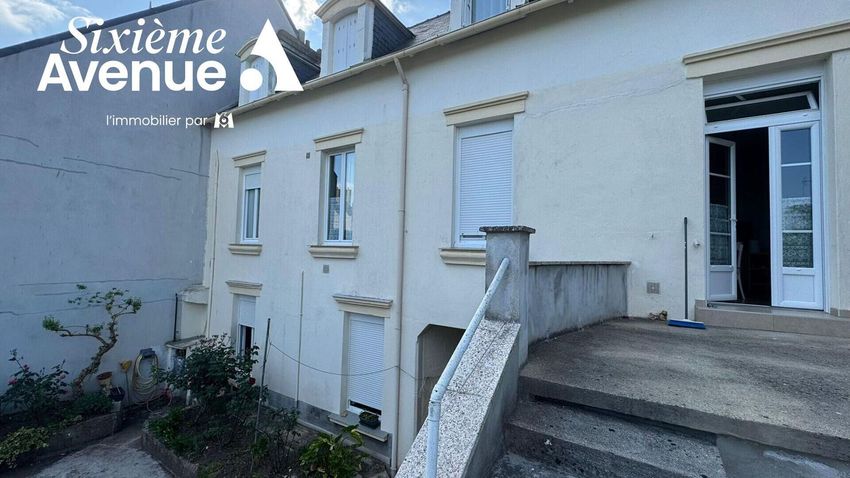 Image Façade à  maison mitoyenne de Douarnenez