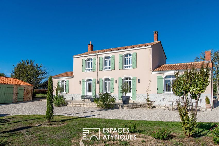 Image Façade à  maison individuelle de Le Bernard