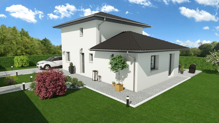 Image Façade à  maison individuelle de Fillinges
