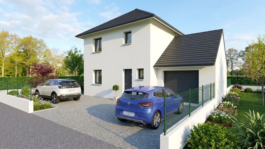 Image Façade à  maison individuelle de Saint-Genix-les-Villages