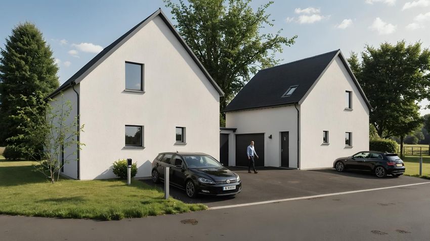 Image Façade à  maison individuelle de Bischwihr
