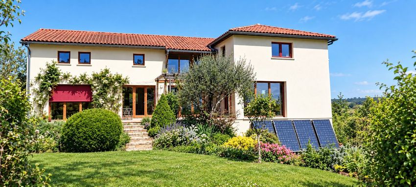 Image Façade à  maison individuelle de Viazac