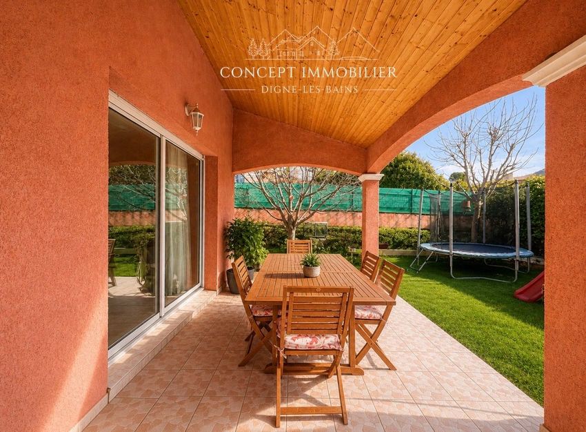Image Terrasse à  maison individuelle de Digne-les-Bains