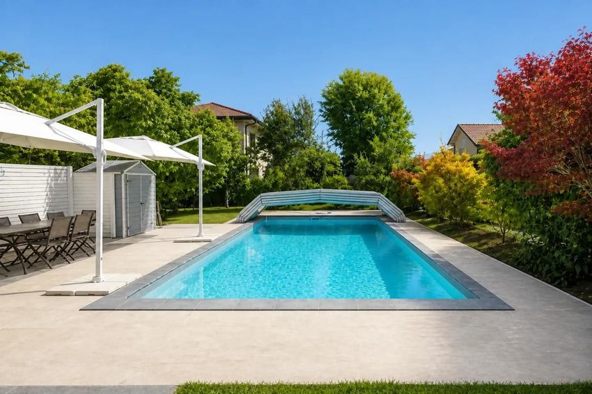 Image Piscine à  maison individuelle de Viry
