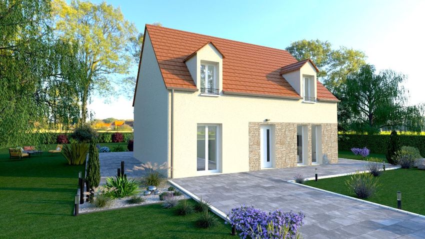 Image Façade à  maison individuelle de Heilly
