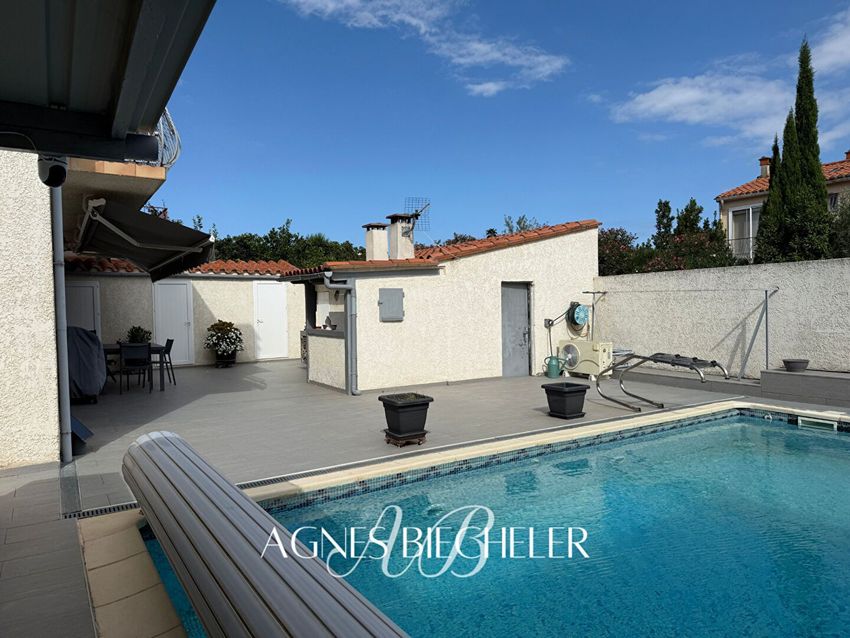 Image Piscine à  maison mitoyenne de Bages