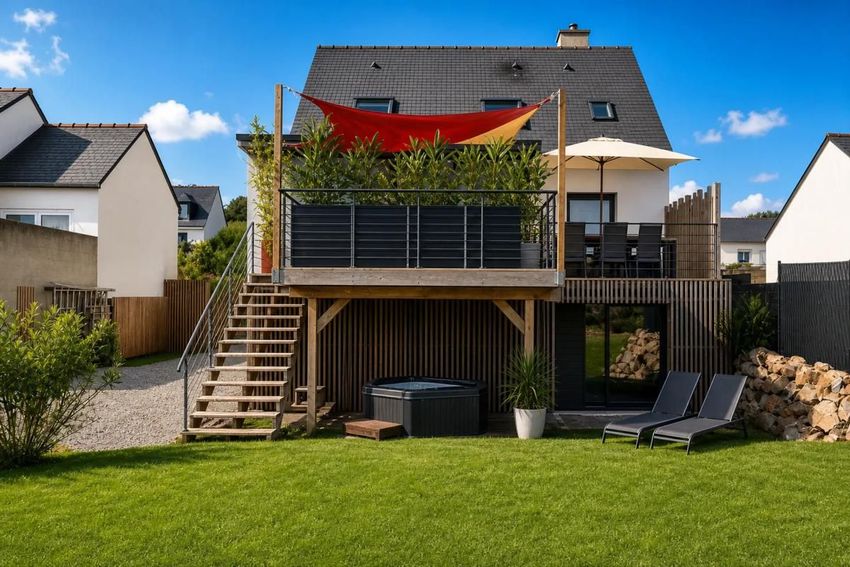 Image Façade à  maison individuelle de Nort-sur-Erdre