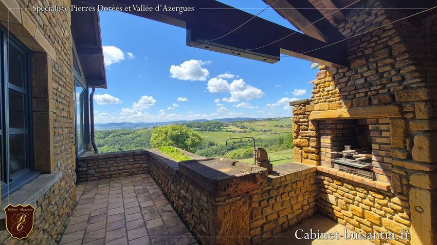 Image Terrasse à  maison individuelle de Val d'Oingt
