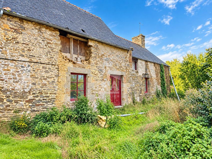 Image Façade à  maison mitoyenne de Baguer-Pican