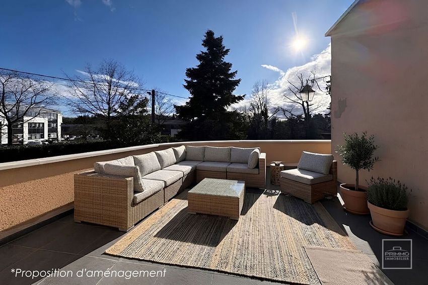 Image Terrasse à  maison mitoyenne de Dardilly