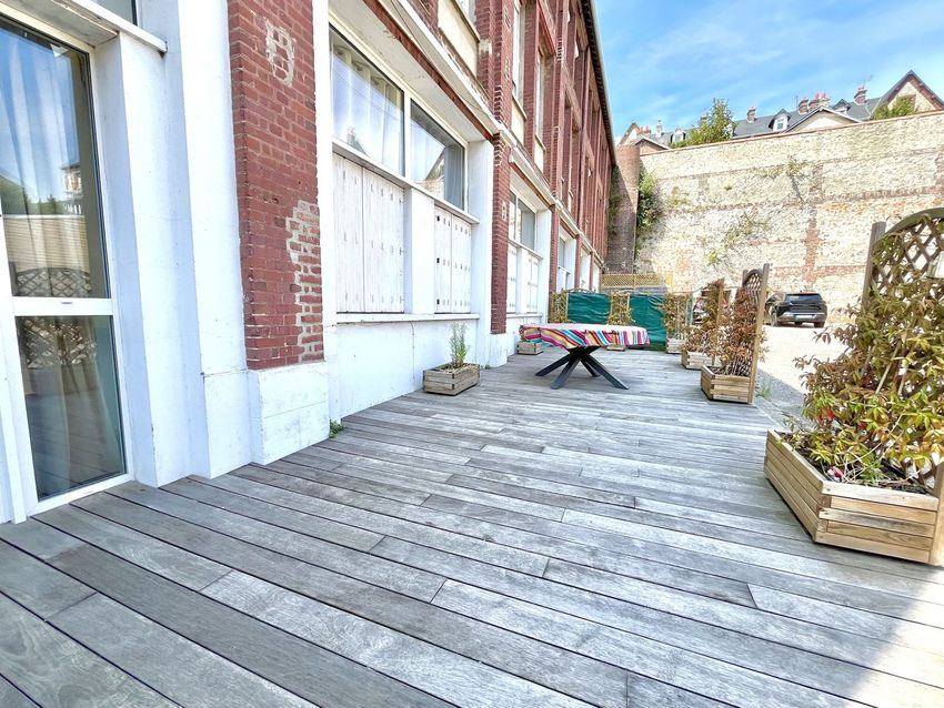 Image Terrasse à  maison individuelle de Fécamp