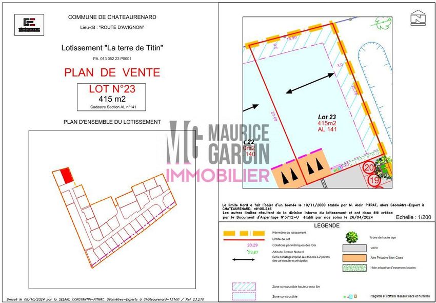 Image Plan à terrain de Châteaurenard