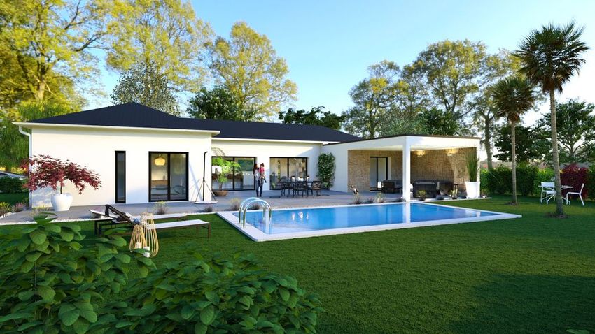 Image Piscine à  maison individuelle de Grane