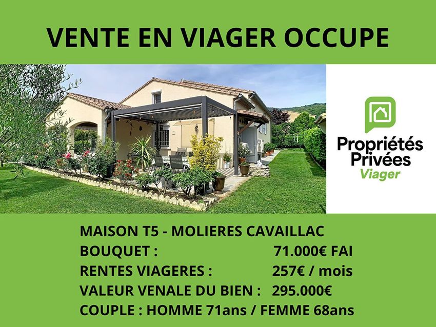 Image Façade à  maison individuelle de Molières-Cavaillac