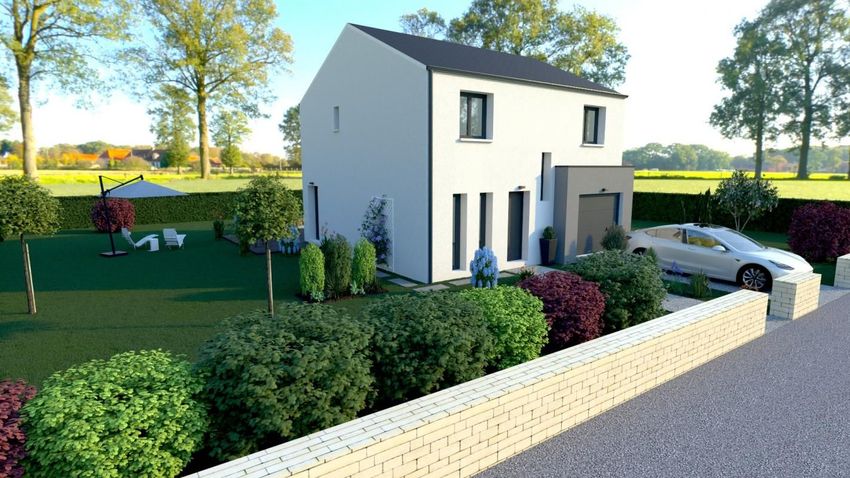 Image Façade à  maison individuelle de Argancy