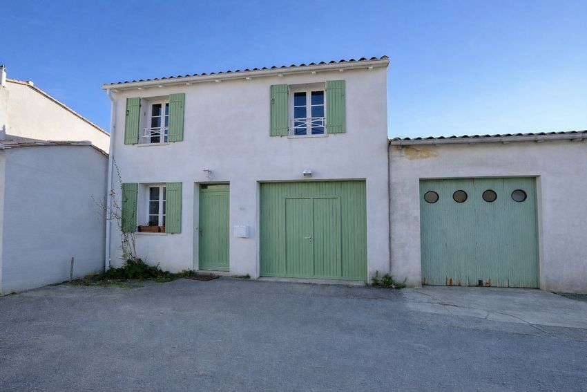 Image Façade à  maison mitoyenne de Rivedoux-Plage