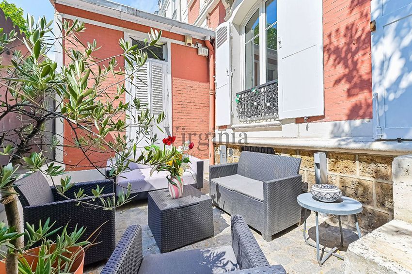 Image Terrasse à  maison mitoyenne de Saint-Mandé