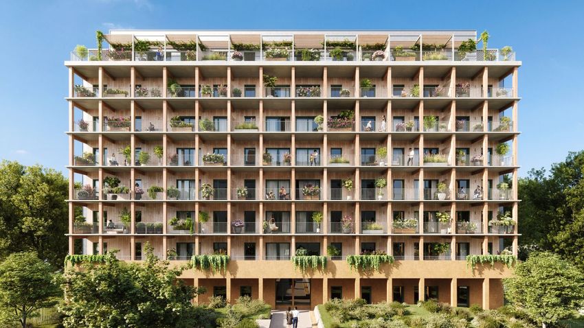 Image Vue à programme neuf de Sans numéro Rue de Meyrin