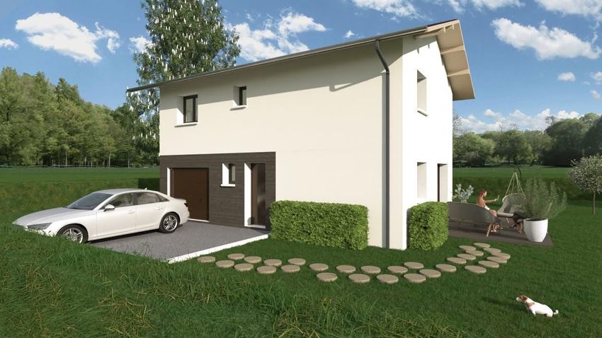 Image Façade à  maison individuelle de Tinqueux