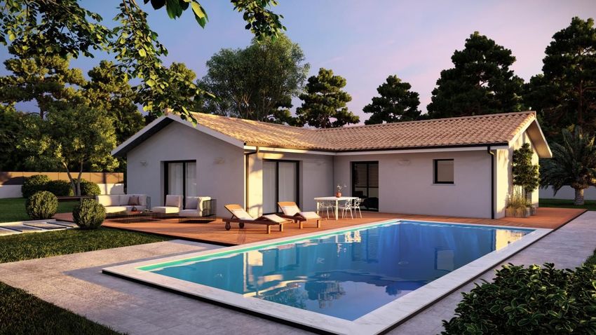 Image Piscine à  maison individuelle de Clermont