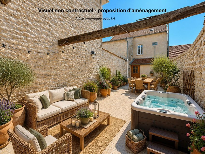 Image Piscine à  maison individuelle de Mézy-sur-Seine