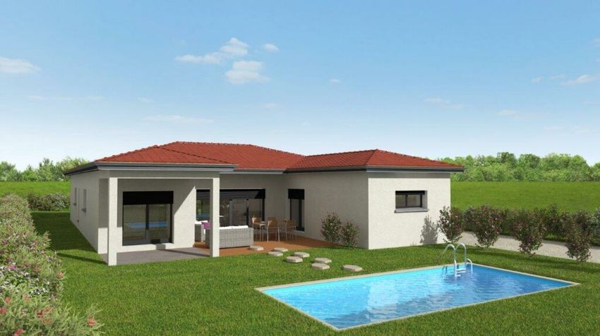 Image Piscine à  maison individuelle de Anneyron