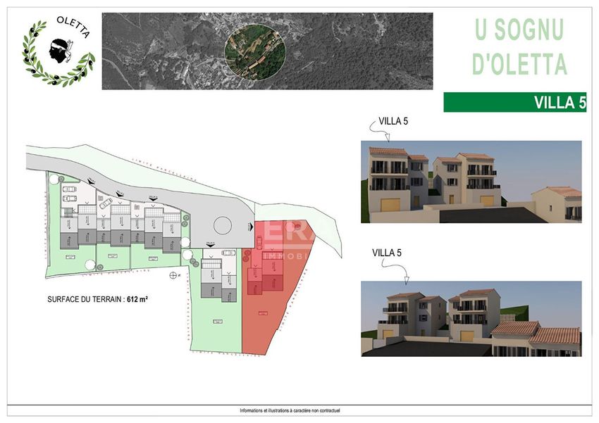 Image Plan à  maison individuelle de Oletta