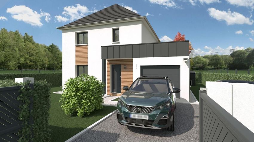Image Façade à  maison individuelle de Rosières-en-Santerre
