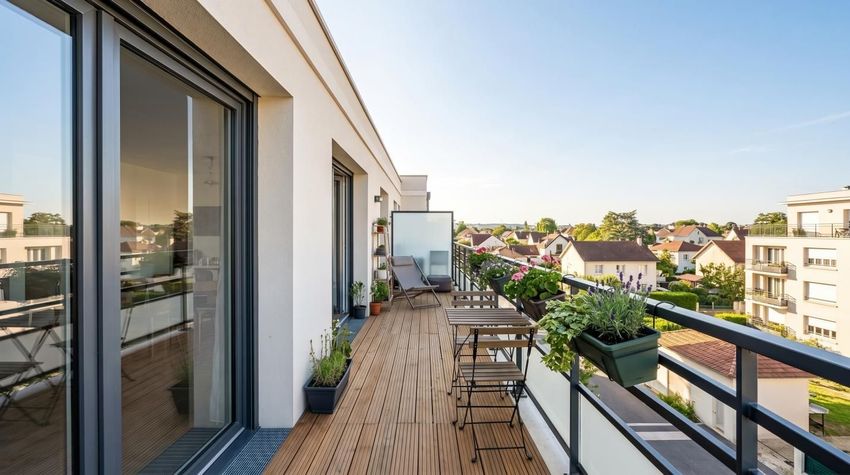 Image Terrasse à appartement de Montesson