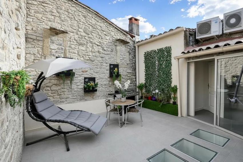 Image Terrasse à  maison individuelle de Clarensac