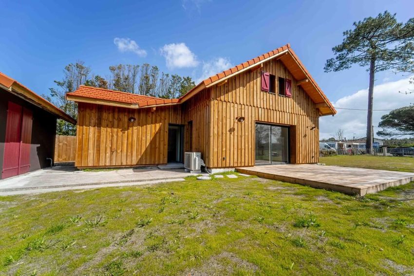 Image Façade à  maison individuelle de Mimizan