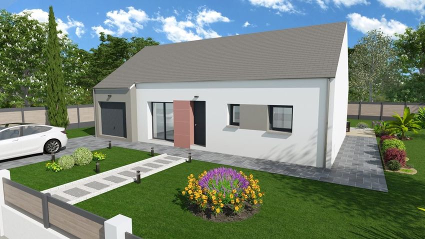 Image Façade à  maison individuelle de Le Parc