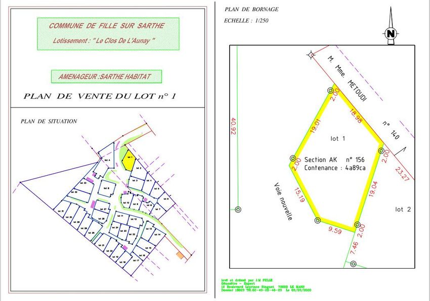 Image de terrain à Fillé