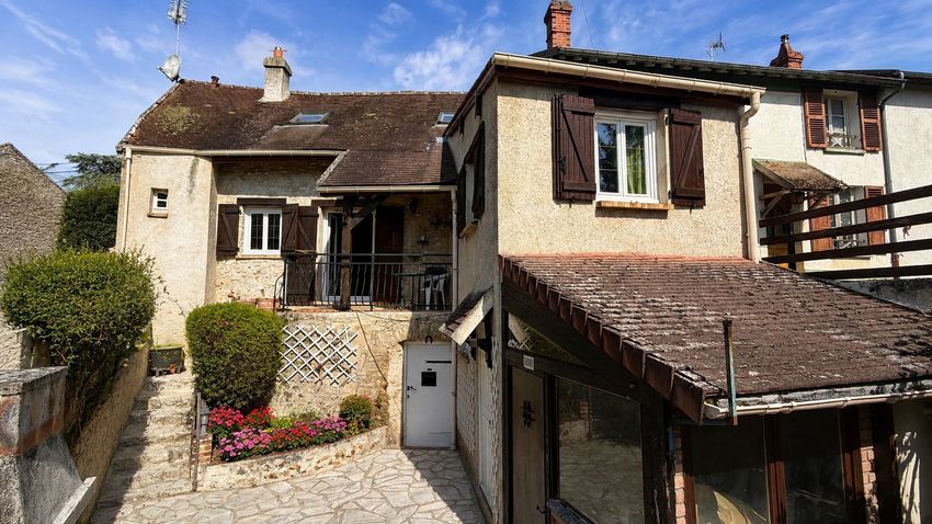 Image Façade à  maison mitoyenne de Vert