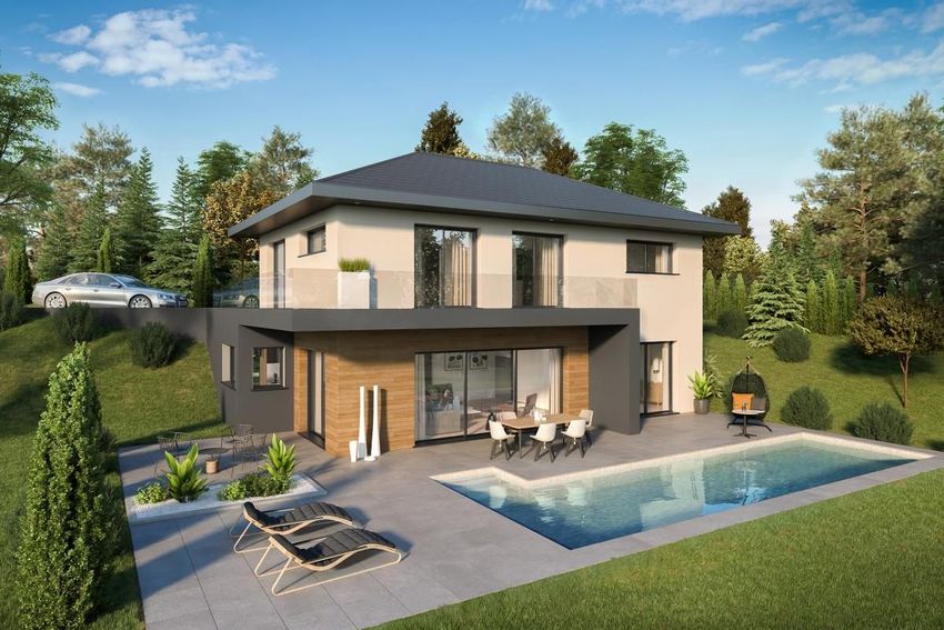 Image Piscine à  maison individuelle de Barby