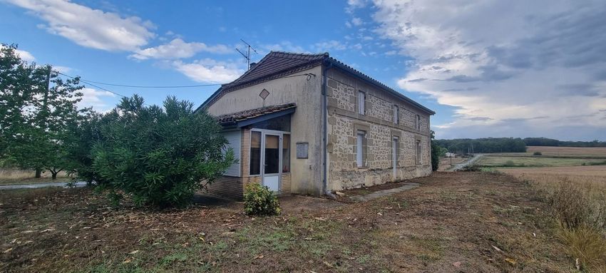 Image Façade à  maison individuelle de Miramont-de-Guyenne