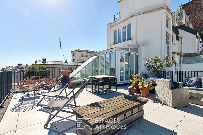 Image Terrasse à appartement de Montmartre