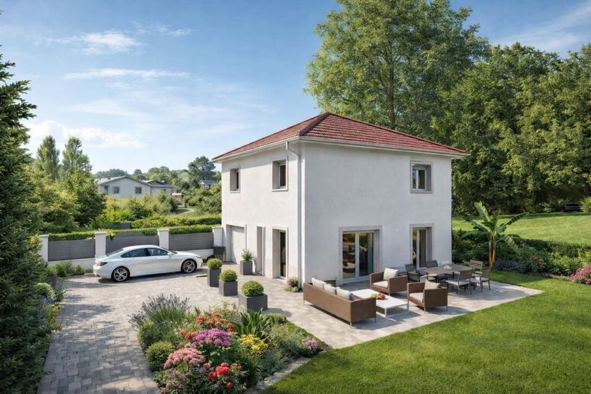 Image Façade à  maison individuelle de Jarrie