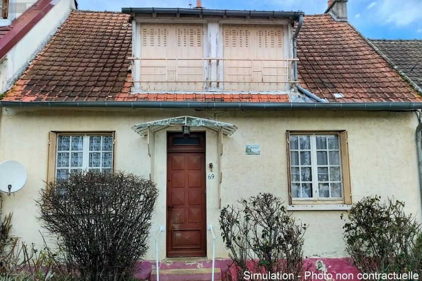 Image Façade à  maison individuelle de Venesmes