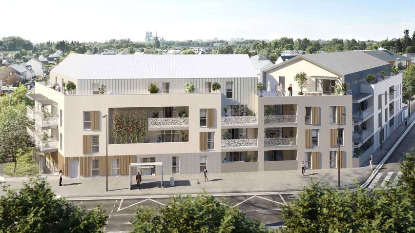 Image Façade à programme neuf de Sans numéro Boulevard Jacques Millot