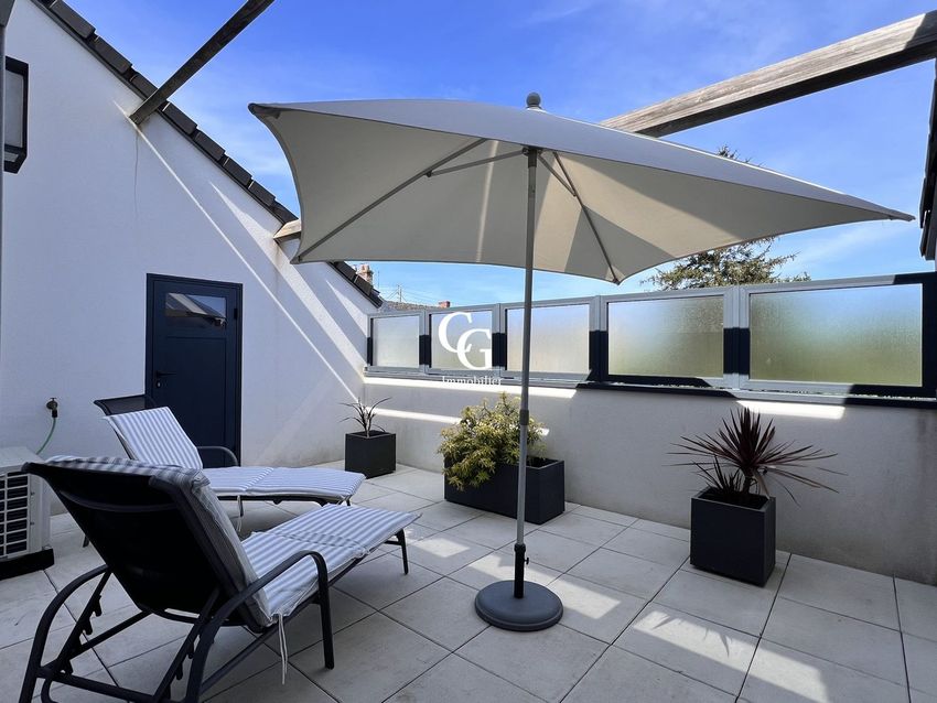 Image Terrasse à  maison individuelle de Indre