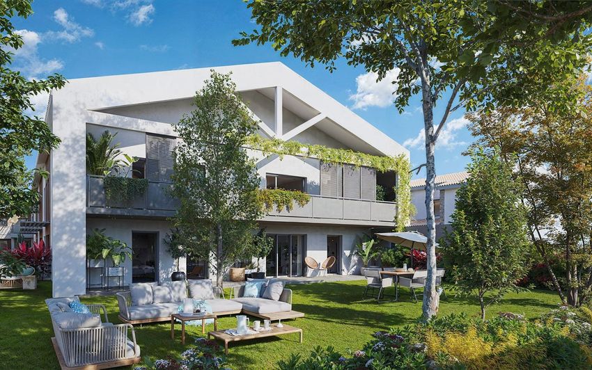 Image Façade à  maison mitoyenne de 2 Impasse du Pic des 3 Seigneurs