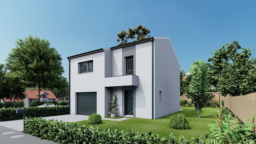 Image Façade à  maison individuelle de Villers-la-Montagne