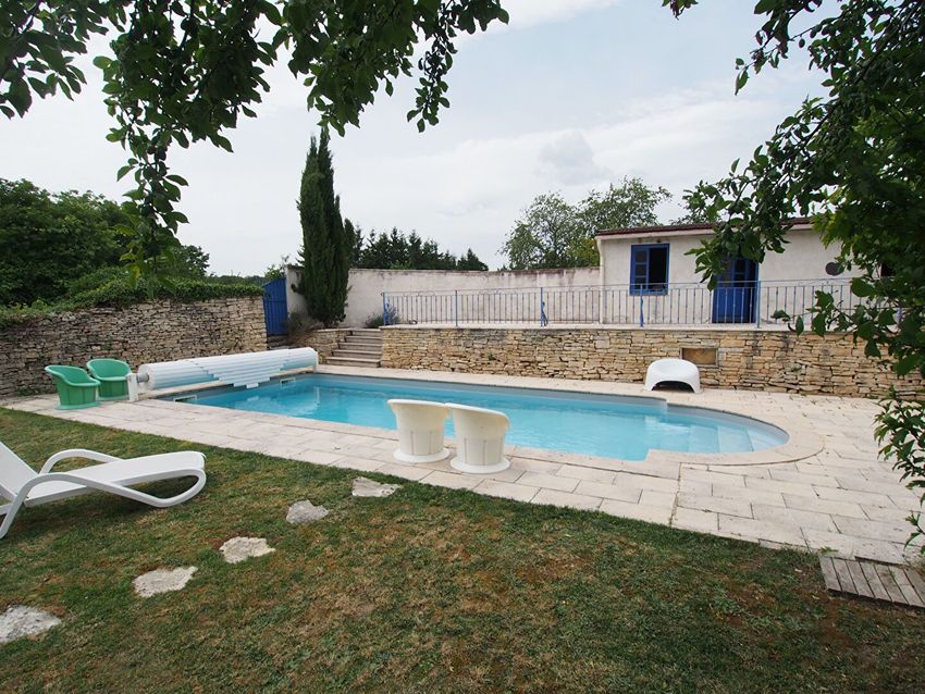 Image Piscine à  maison individuelle de Bourberain