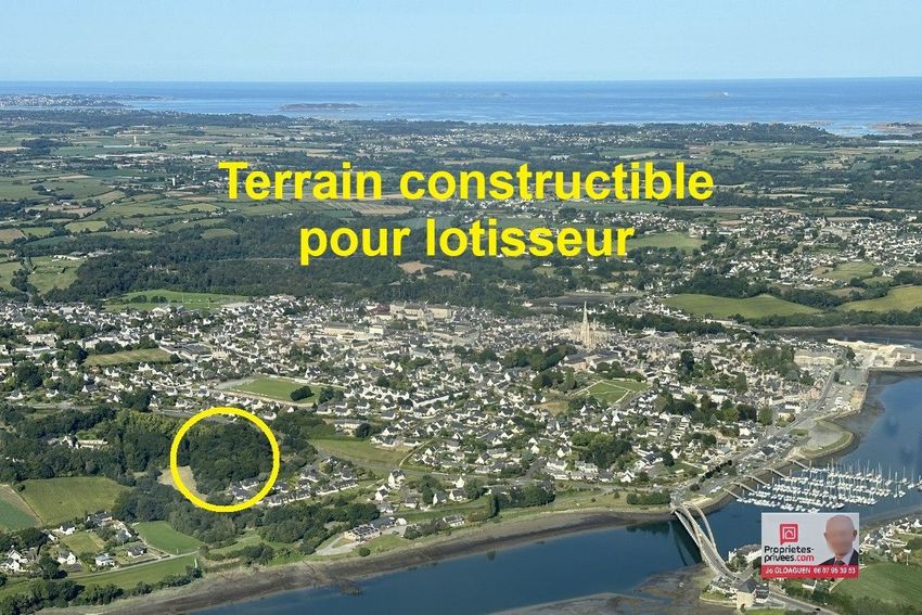 Image Vue à terrain de Tréguier