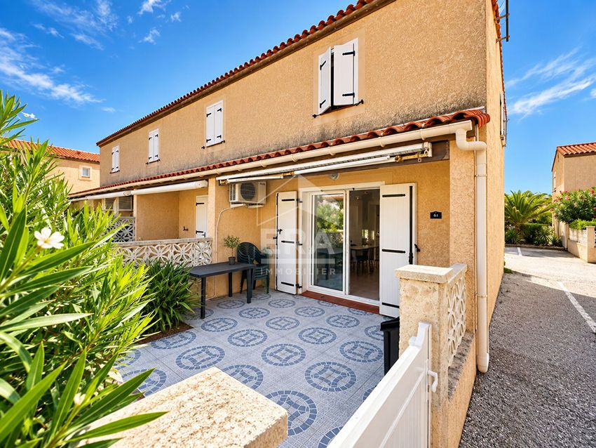 Image Façade à  maison mitoyenne de Le Barcarès