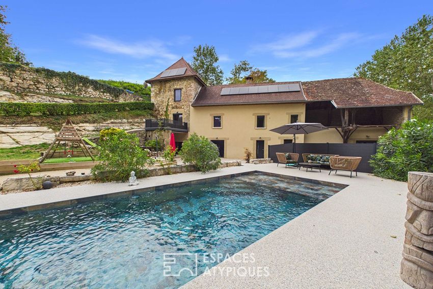 Image Piscine à  maison individuelle de Brégnier-Cordon