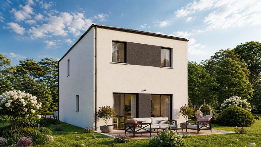 Image Façade à  maison individuelle de Bicqueley